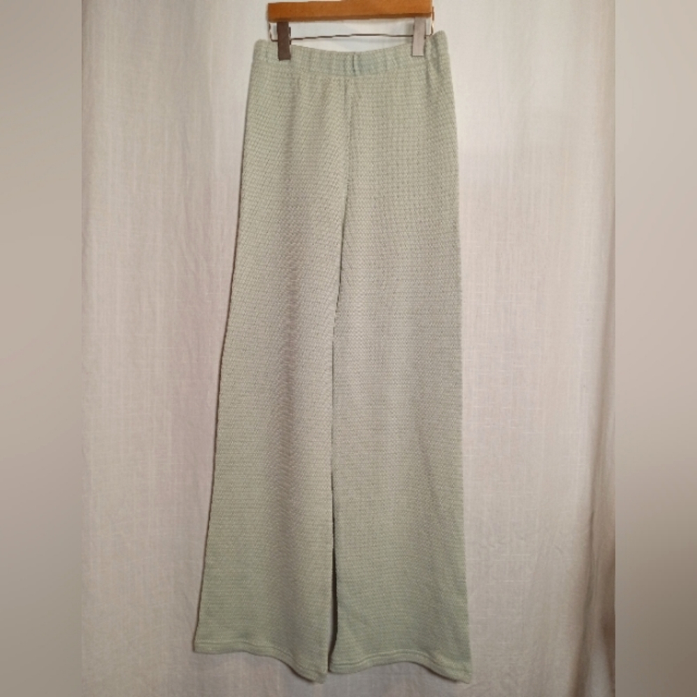 NWT Banks Journal Athena Pant Organic Cotton Knit Pull-on Wide Leg Pant Small